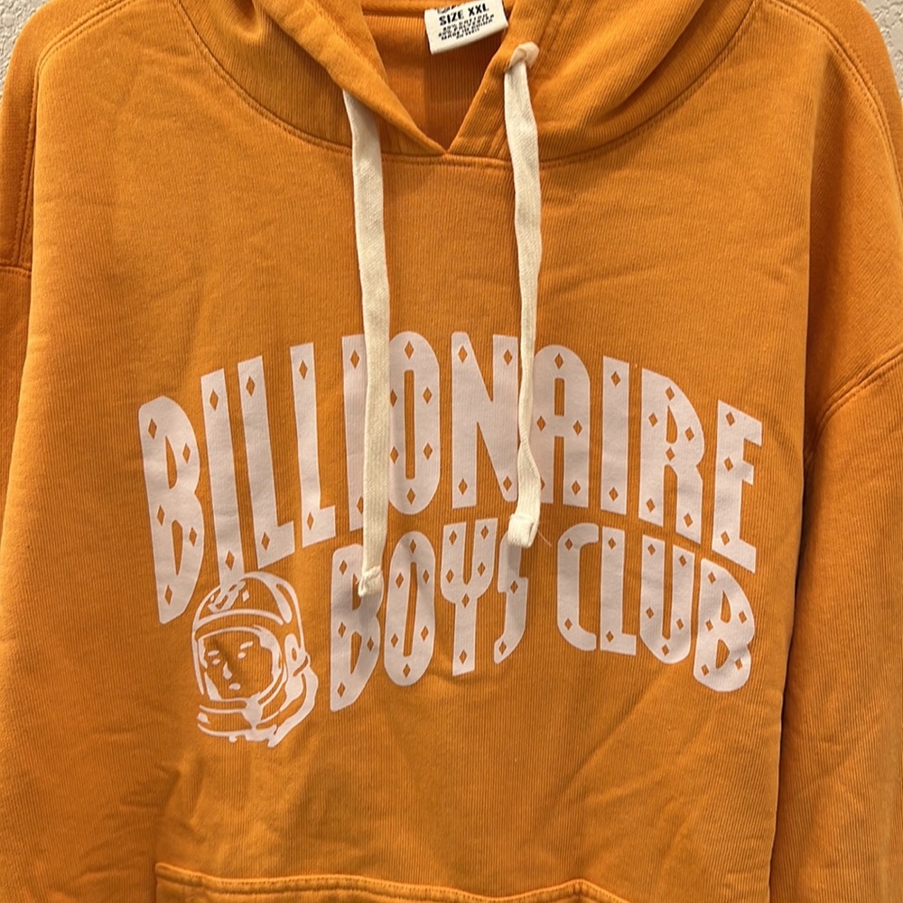 Billionaire Boys Club - BB Vintage Arch Hoodie - Radiant Yellow - size XXL - Picture 2 of 6